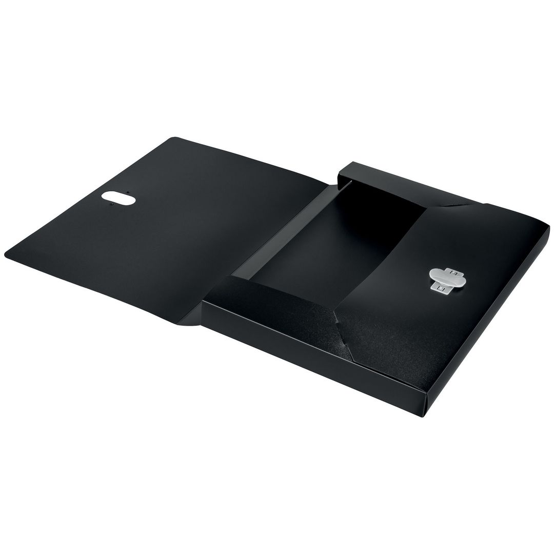 Boxmapp Leitz recycle PP A4 svart (5 pack)