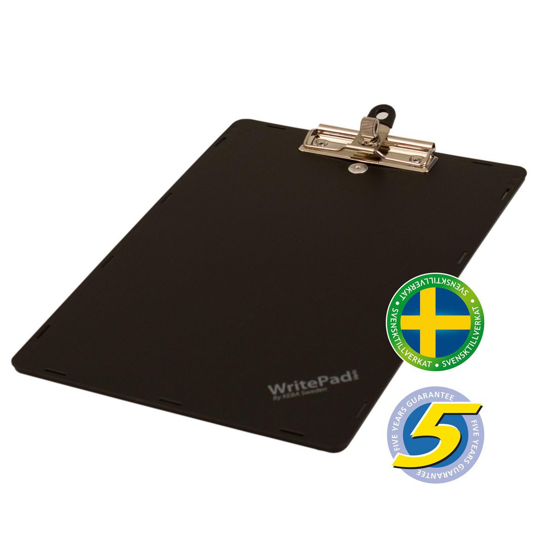 Skrivplatta m/magnet KEBA A4 svart