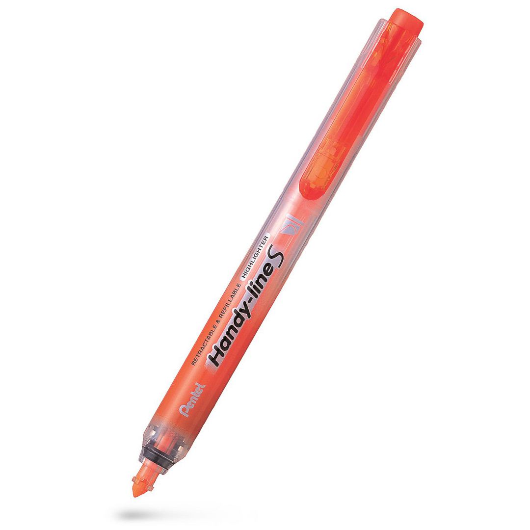 Överstrykningspenna PENTEL clicker orang (12 pack)