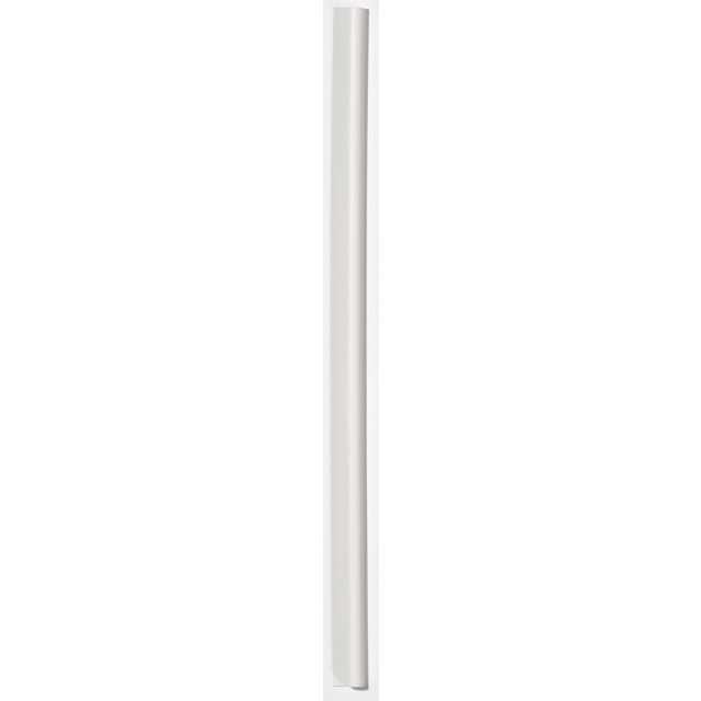 Klämskena 6mm vit (100 pack)