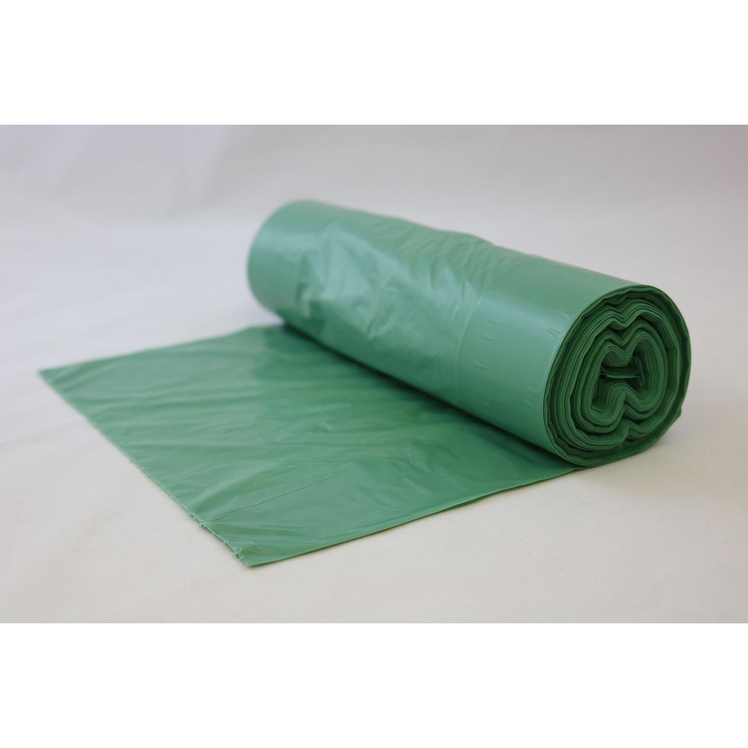 Sanitetspåse BIO-PE 10L grön 100/rl