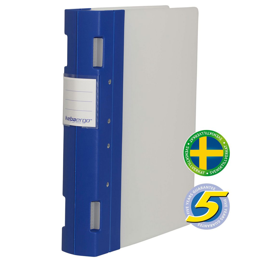 Gaffelpärm KebaErgo A4 55mm blå/neutral