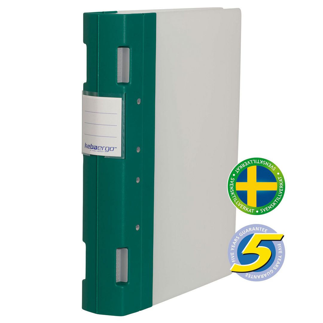 Gaffelpärm KebaErgo A4 55mm grön/neutral