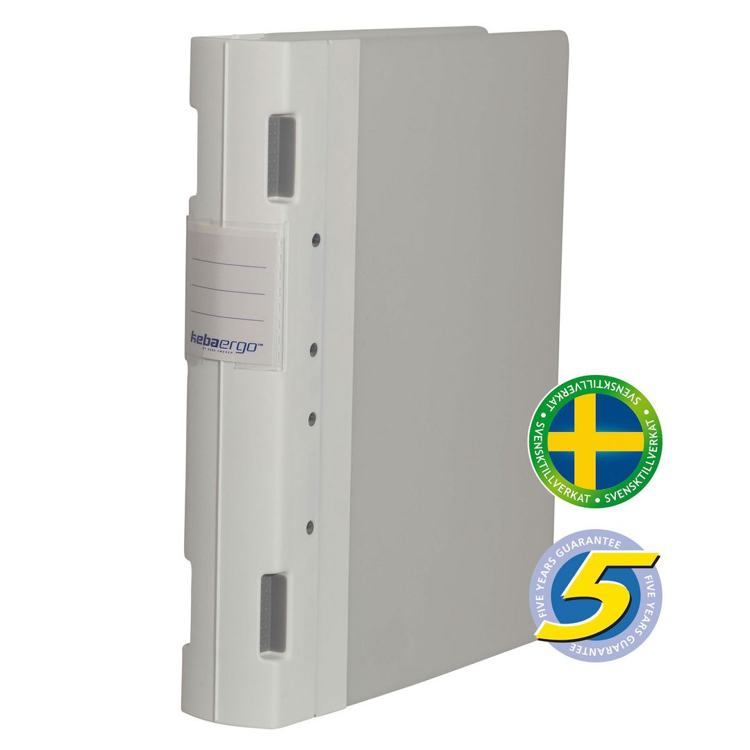 Gaffelpärm KebaErgo A4 55mm vit/neutral
