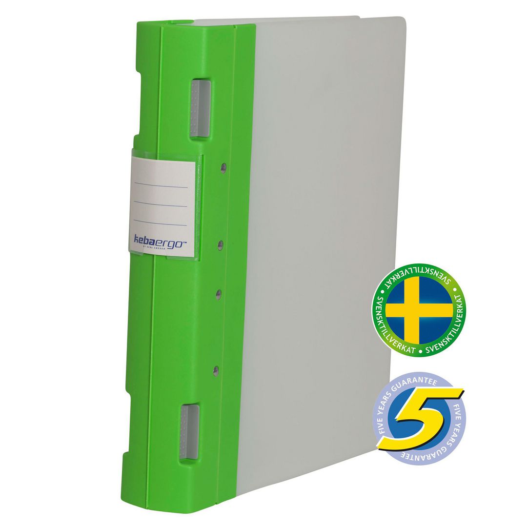 Gaffelpärm KebaErgo A4 55mm lime/neutral