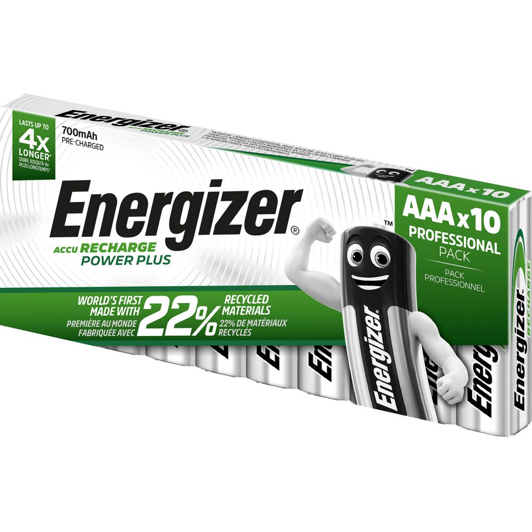 Batteri Laddbar ENERGIZER P-P AAA 10/fp