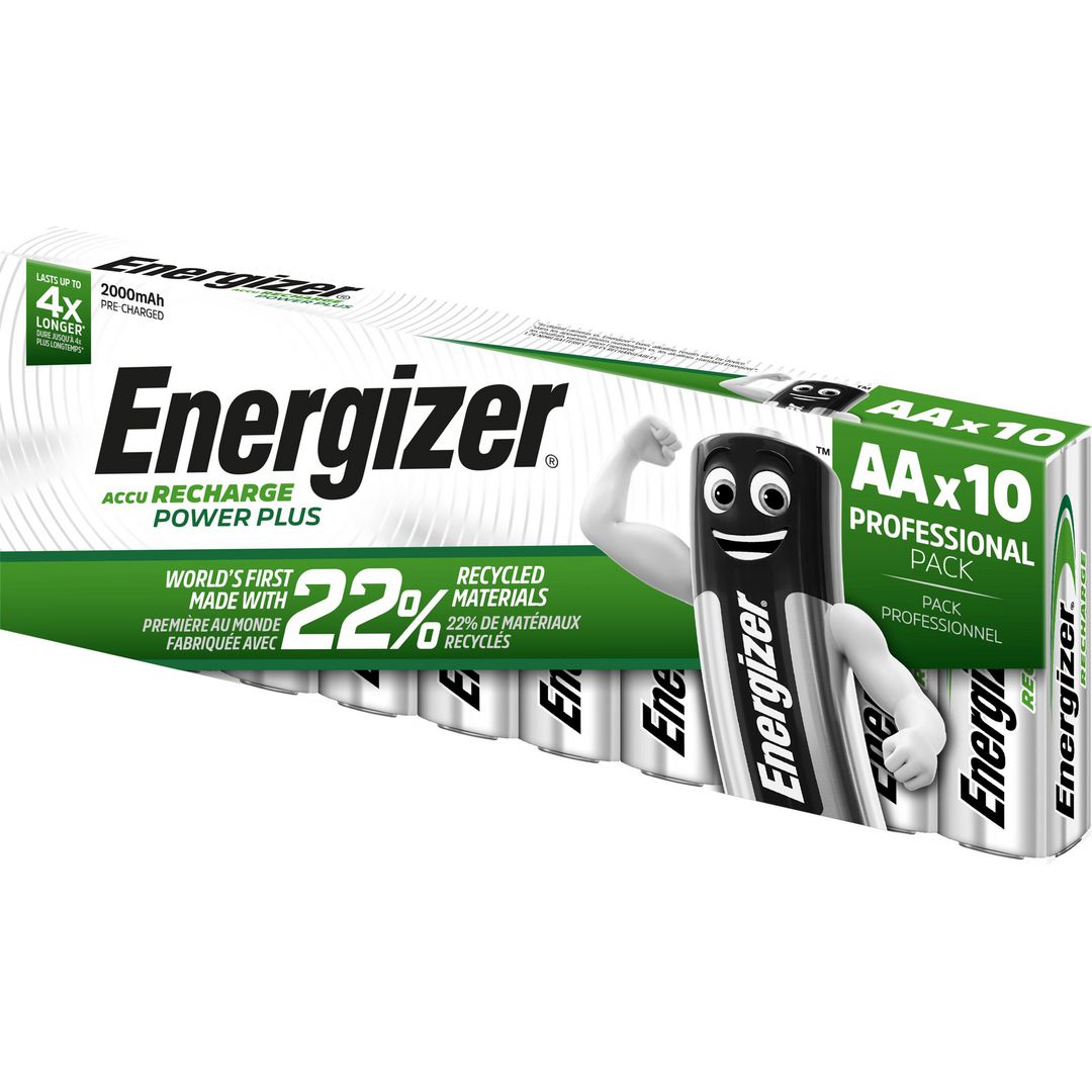 Batteri Laddbar ENERGIZER P-P AA 10/fp