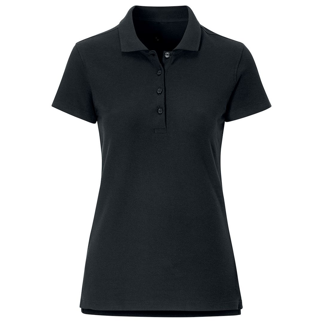 Piké Paula dam svart 4XL