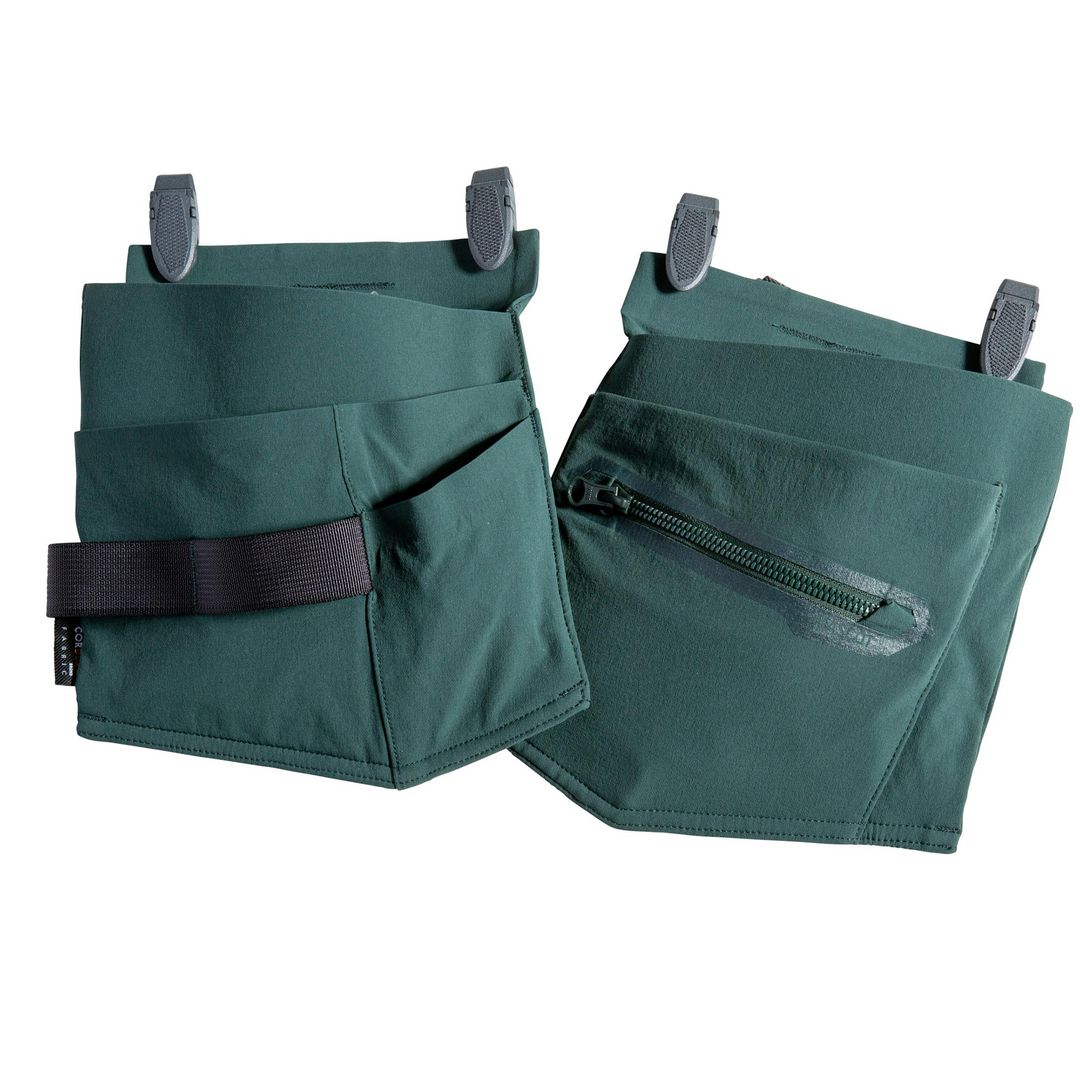 Hängfickor hantverkare set om 2 grön