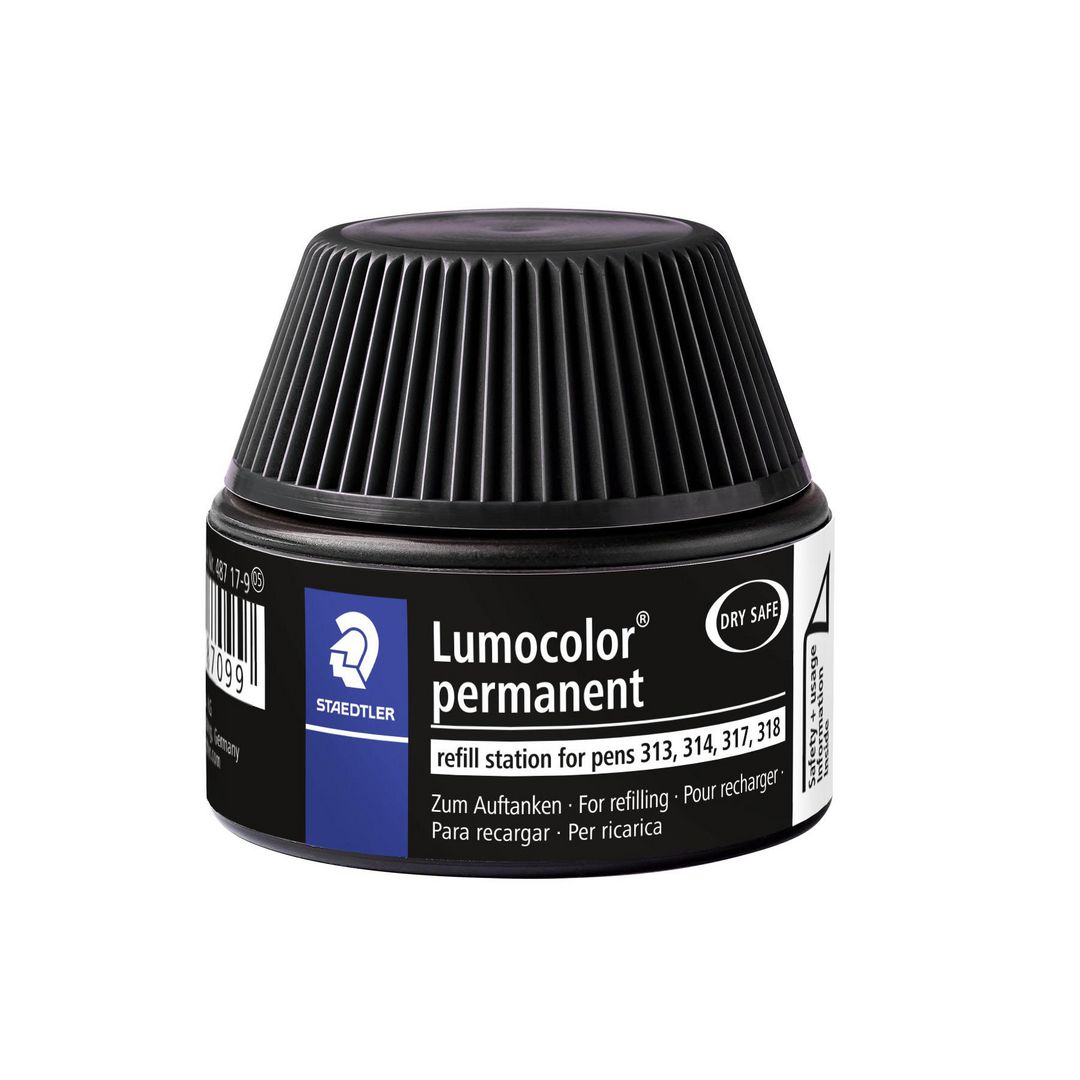 Refill Lumocolor universal P svart