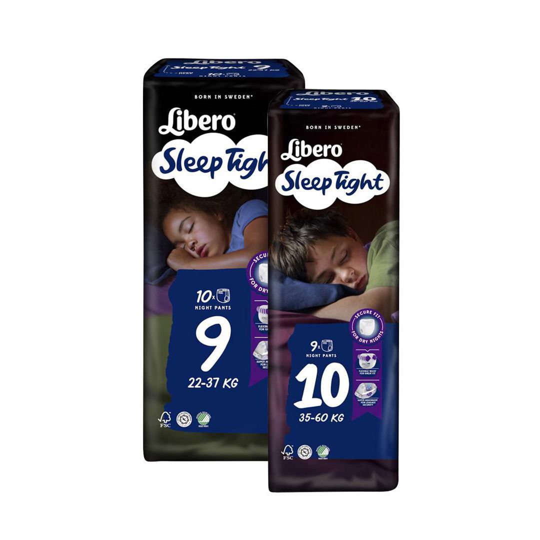 Blöja LIBERO SleepTight S9 22-37kg 10/fp