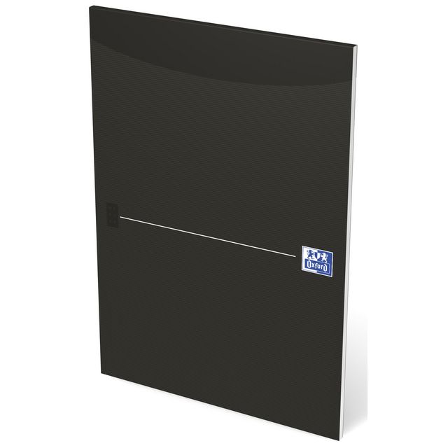 Anteckningsblock OXFORD linj, A4 svart (10 pack)