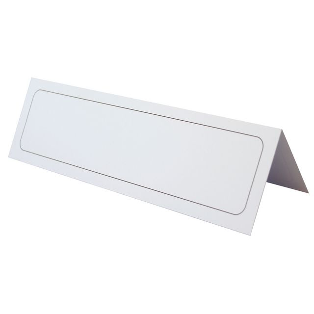 Bordsskylt DURABLE 61x210mm vit 100/fp