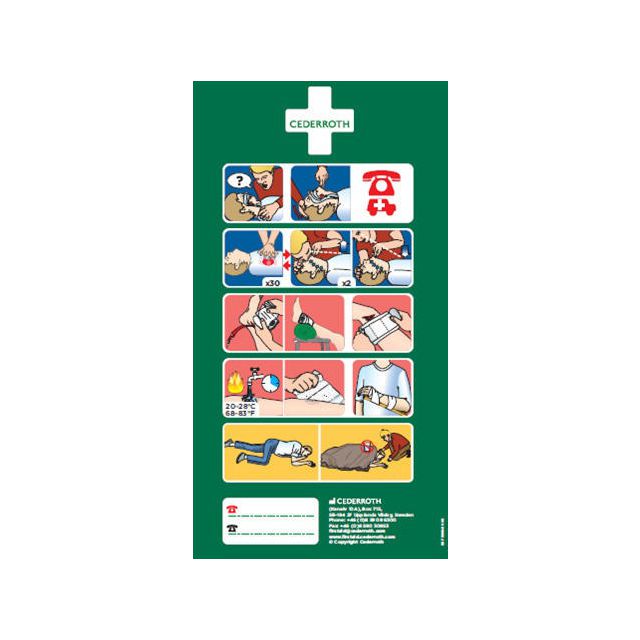 Första Hjälpen-instruktion CEDERROTH