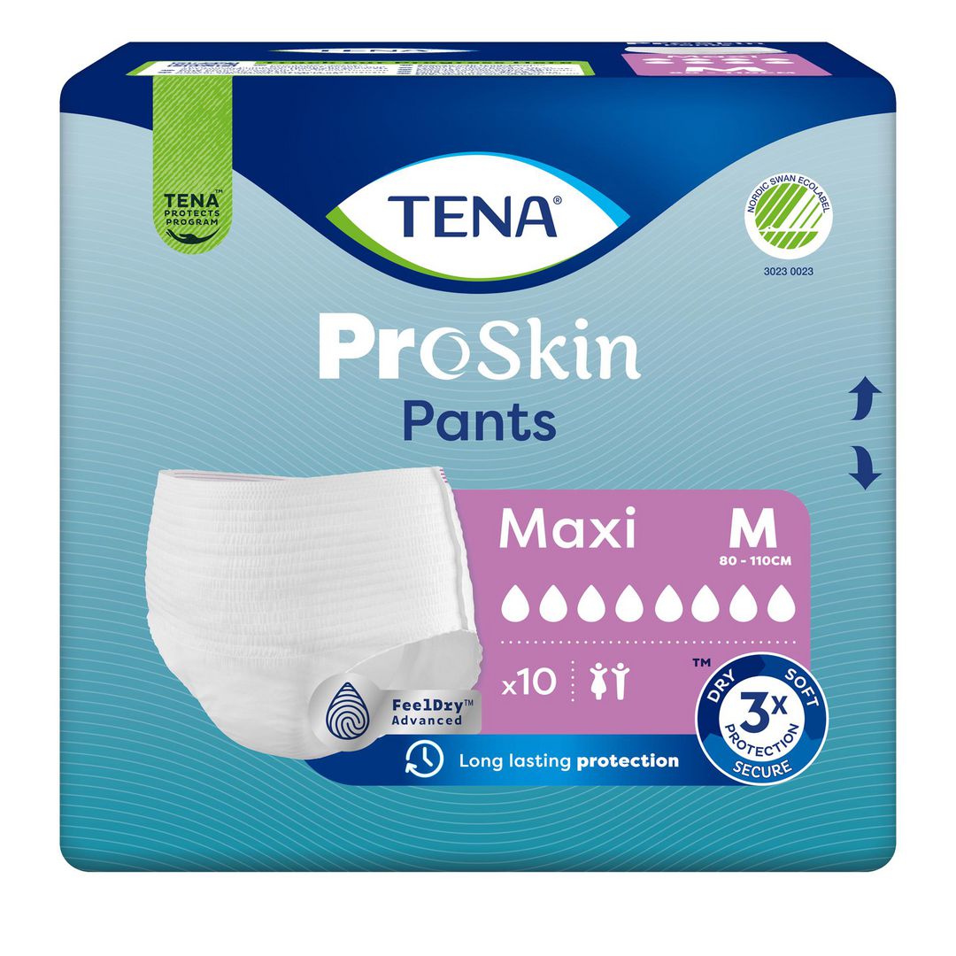 Inkoskydd TENA Pants Maxi M 10/fp