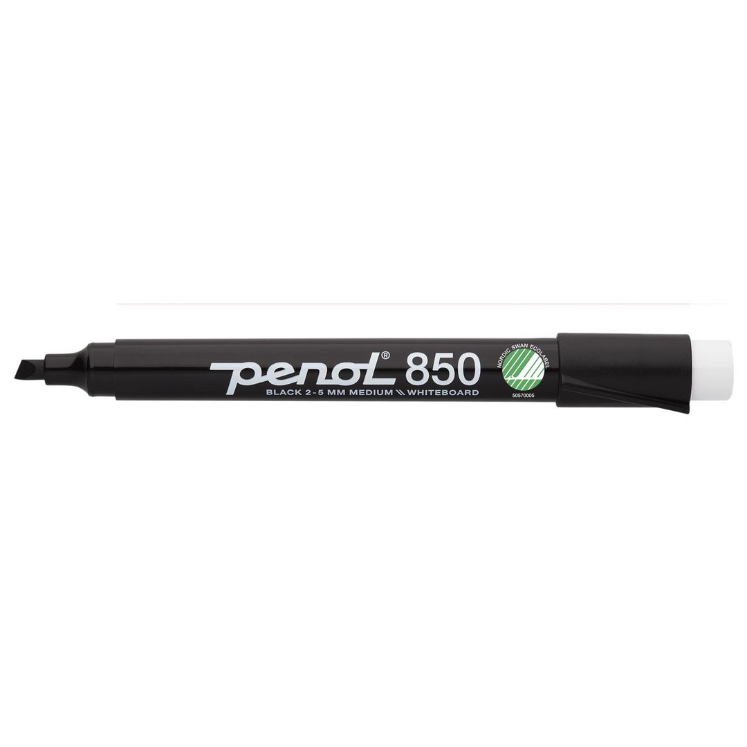 Whiteboardpenna PENOL 850 sned svart (10 pack)