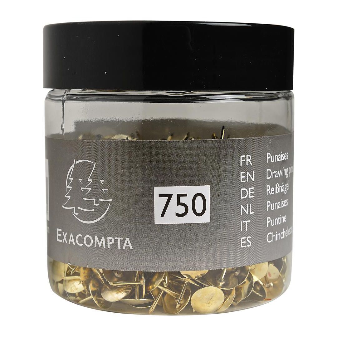 Häftstift Exacompta mässing 750/fp