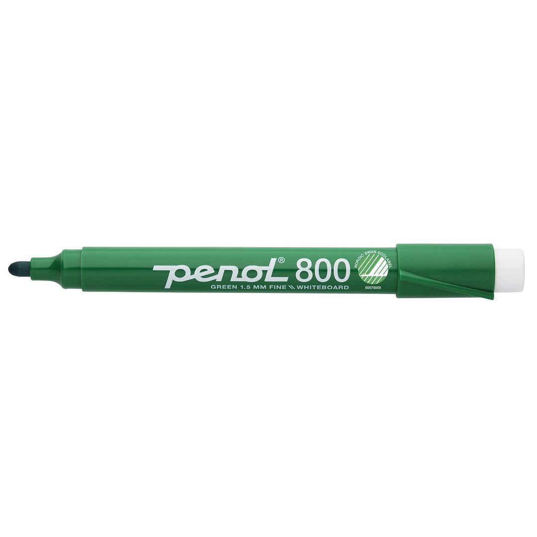 Whiteboardpenna PENOL 800 rund grön (10 pack)