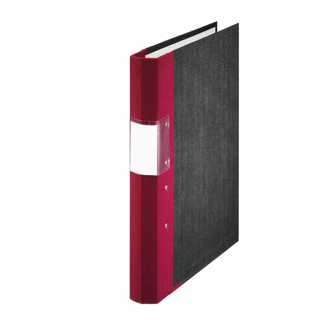 Kontorspärm neutral A4 40mm vinröd