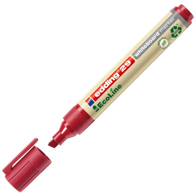 Whiteboardpenna EDDING Eco 29 röd (10 pack)