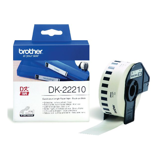 Etikett Brother DK22210 29mmx30,48m