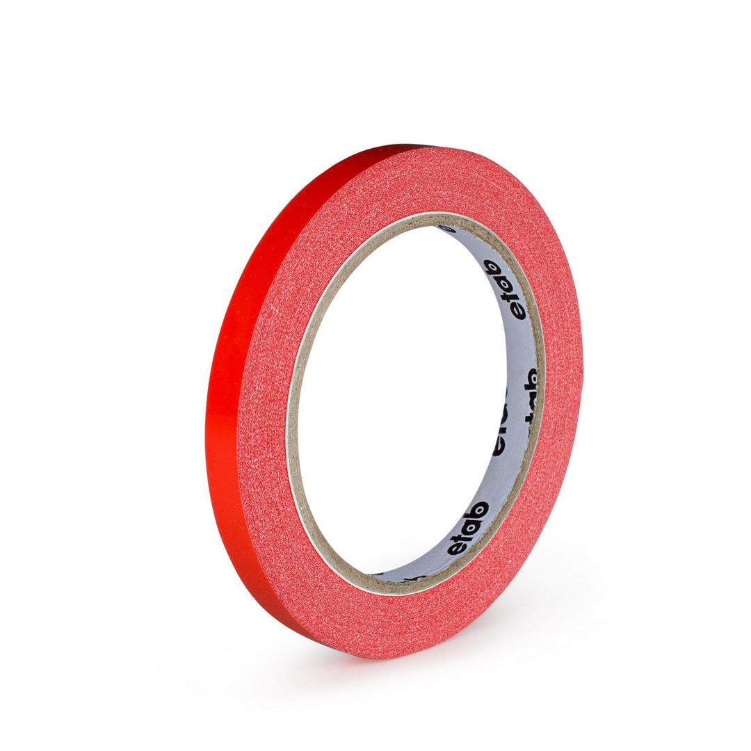 Tejp märk PVC 9mmx66m röd