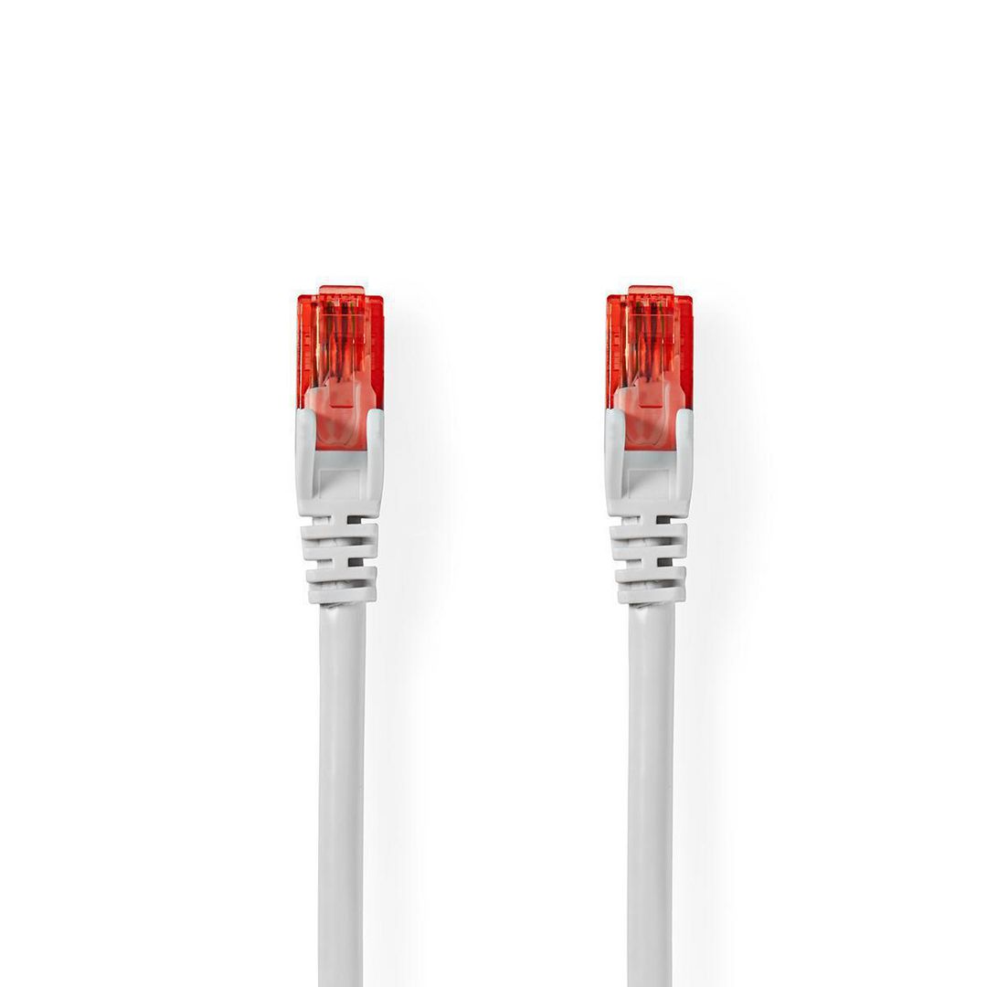 Kabel Nedis Nätverk UTP Cat6 10m vit
