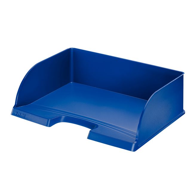 Brevkorg Jumbo Leitz Plus öpp.lång blå (4 pack)