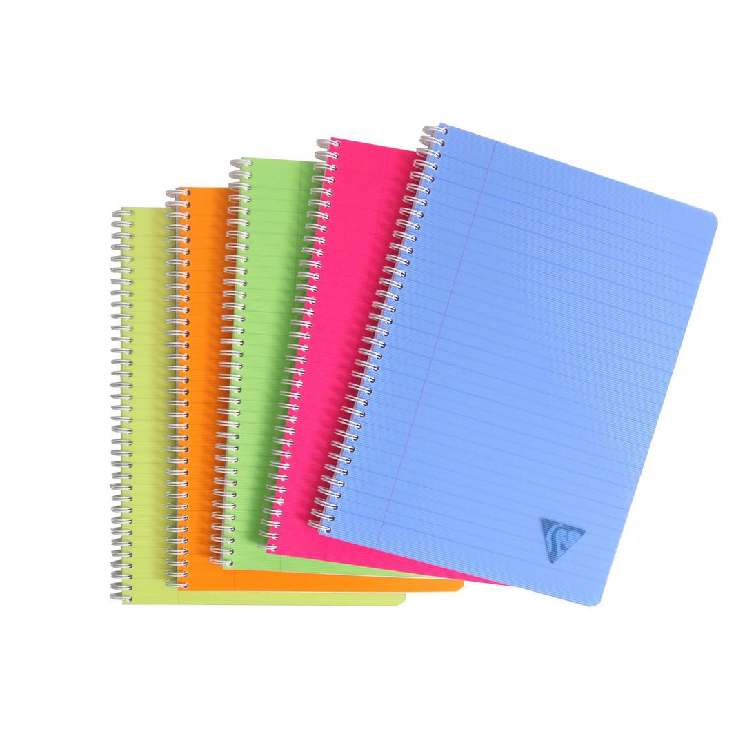 Anteckningsblock LINICOLOR A4 linj sort (5 pack)