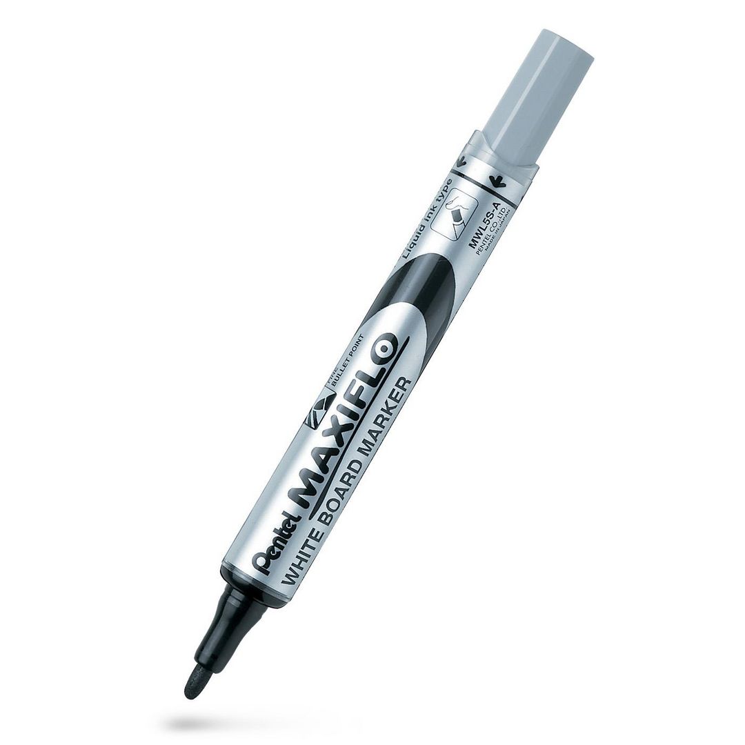 Whiteboardpenna Pentel Maxiflo 1,5mm sv (12 pack)