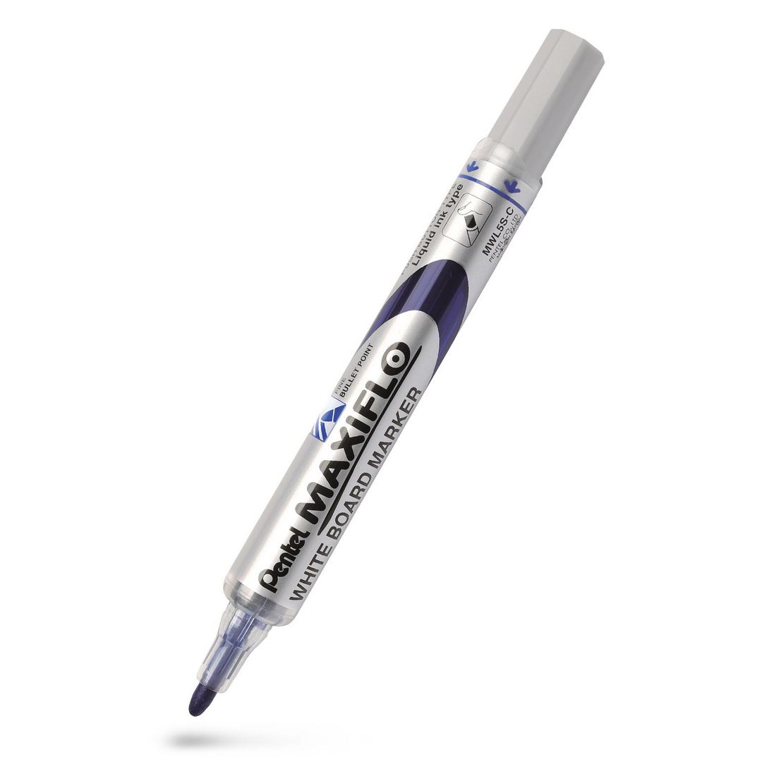 Whiteboardpenna Pentel Maxiflo 1,5mm blå (12 pack)