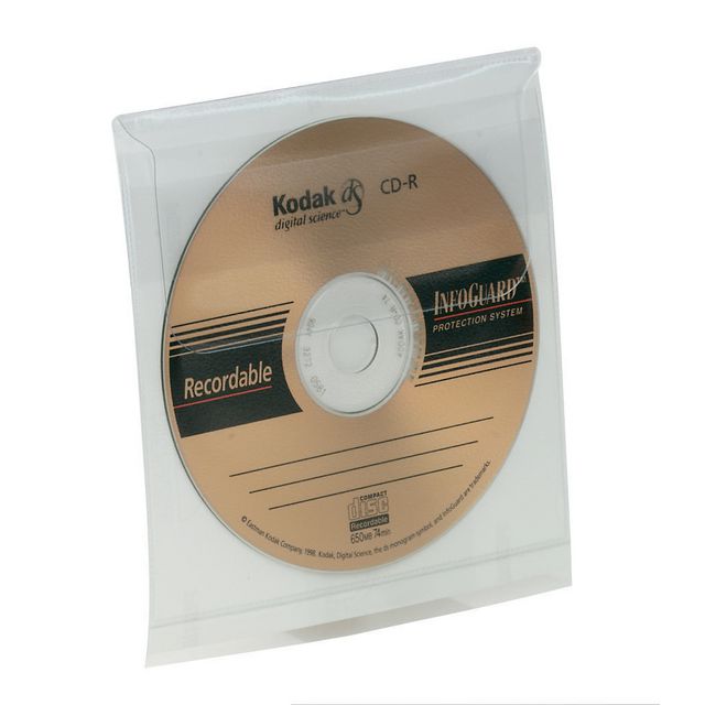 CD-Ficka självh med klaff 5/fp