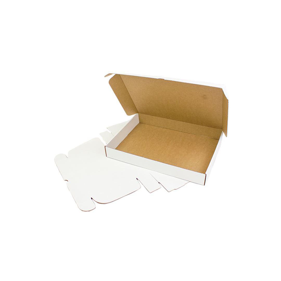 Självlåsande låda 220x143x62mm vit ES19 (50 pack)