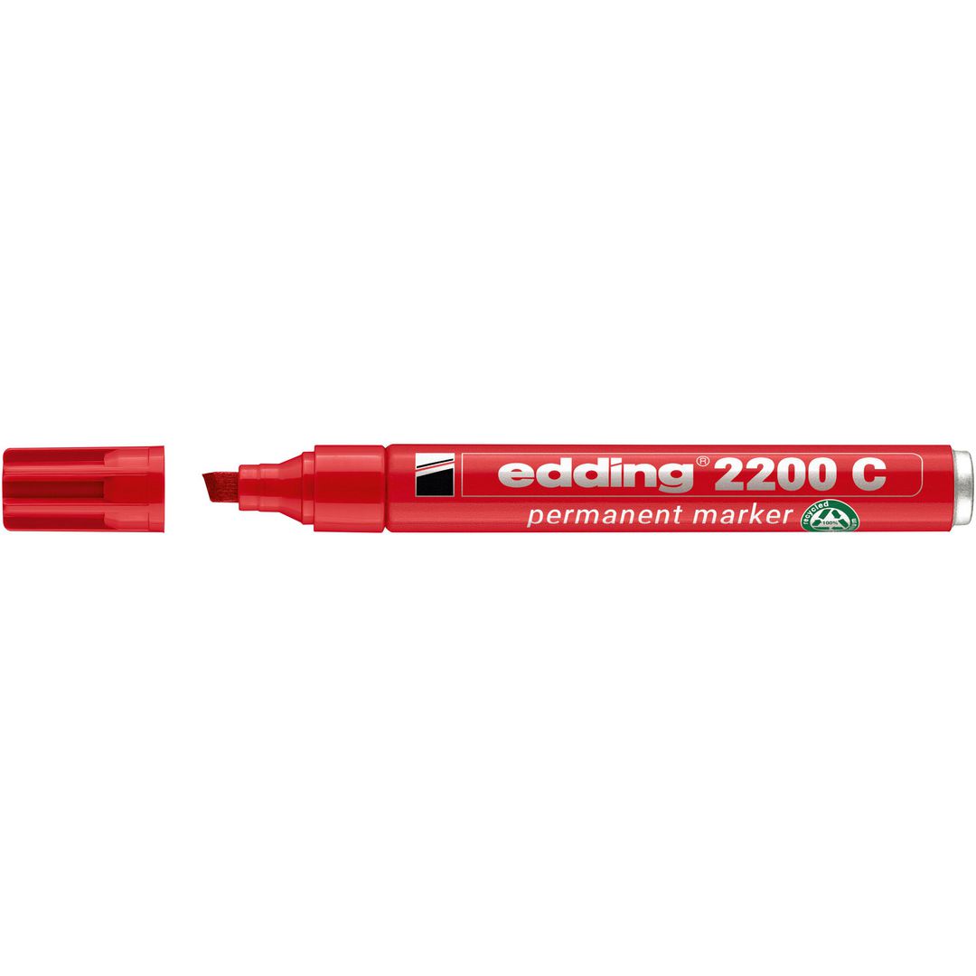Märkpenna EDDING 2200C röd (10 pack)