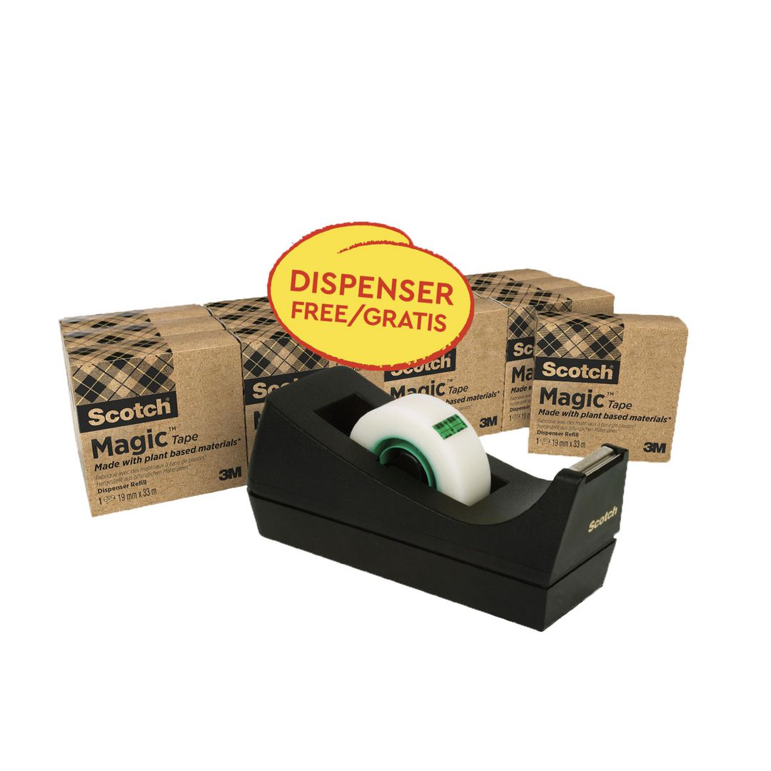 Dokumenttejp SCOTCH 19mmx33m +C38 14/fp