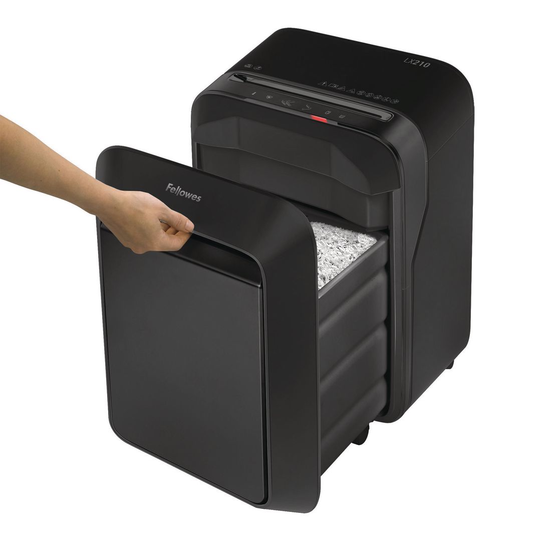 Dokumentförstörare Fellowes LX210 svart