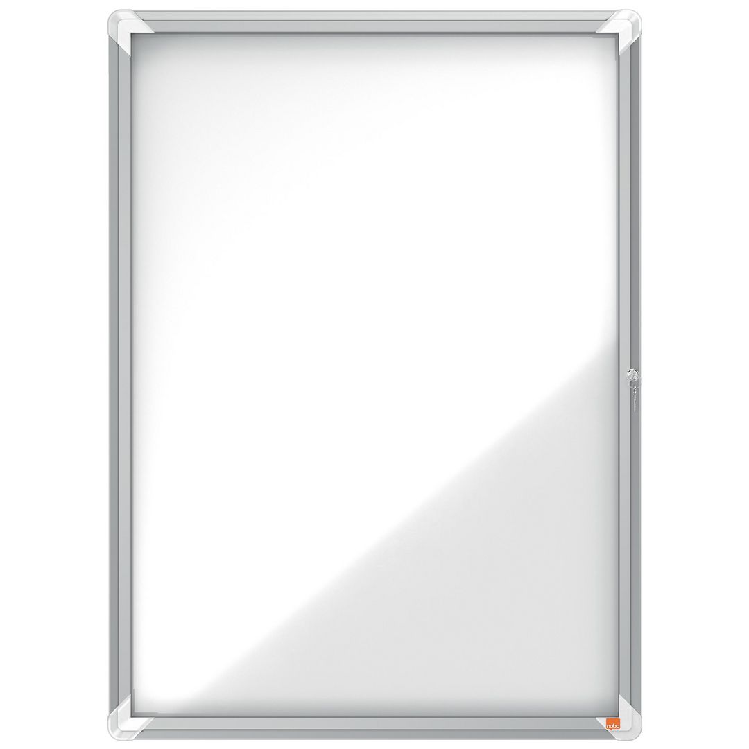 Glasskåp Nobo utomhusbruk magnetisk 9xA4