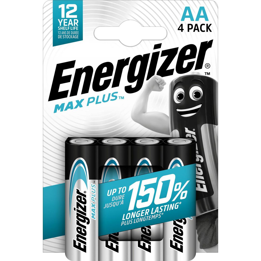 Batteri Energizer Max Plus AA 4/fp