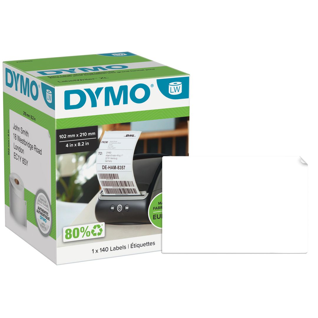 Etikett Dymo LW Frakt 102x210mm 140/fp