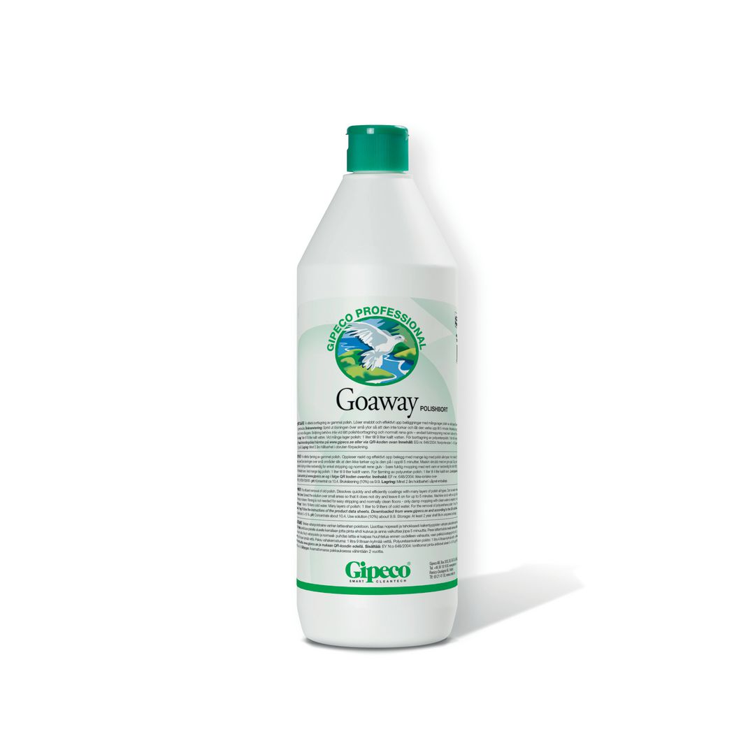 Golvpolishborttagning GIPECO Goaway 1L (10 pack)
