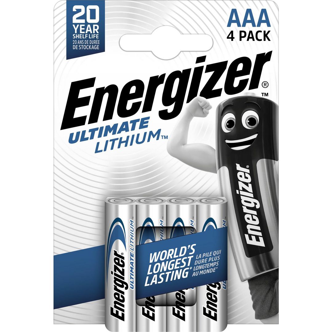 Batteri Energizer Ultimate AAA 4/fp