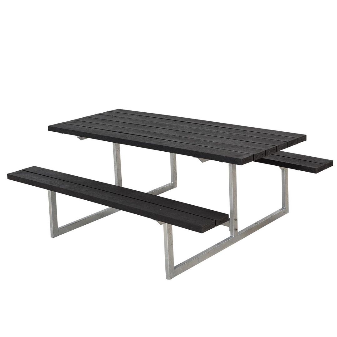 Bänkset Basic plast svart