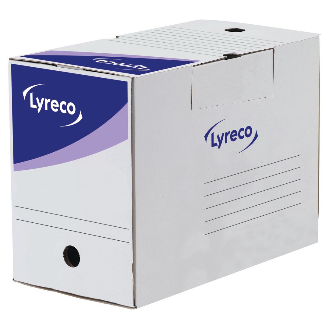 Arkivbox LYRECO FSC 340x250x150mm vit (20 pack)