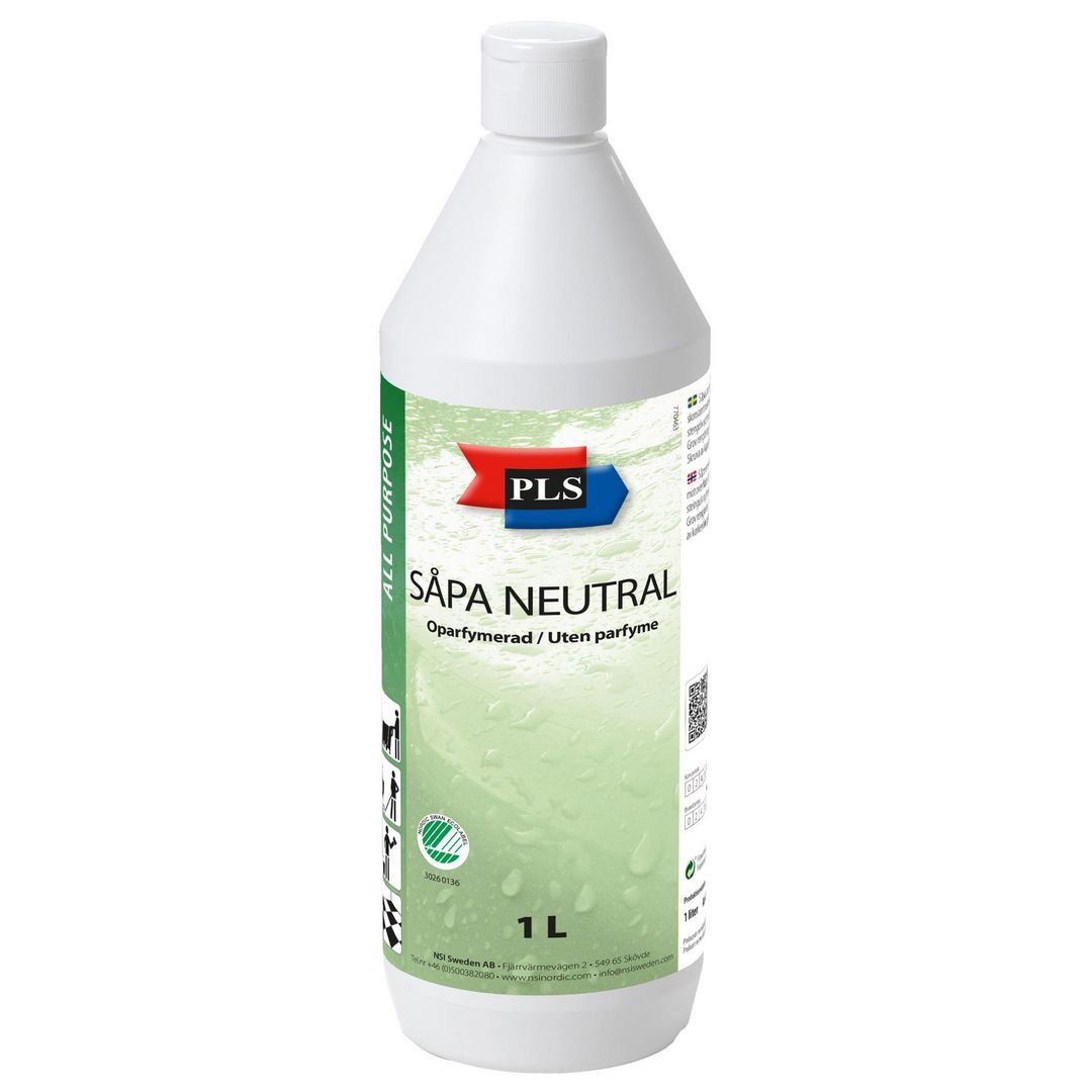 Såpa Pls Gulsåpa Neutral oparfymerad 1L