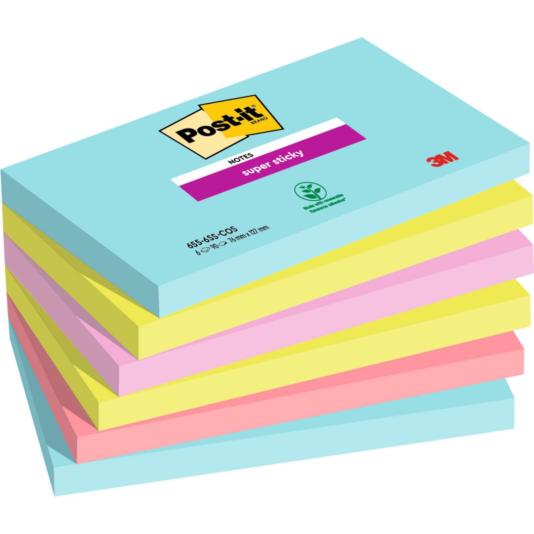 Notes POST-IT SS 76x127mm Cosmic 6/fp