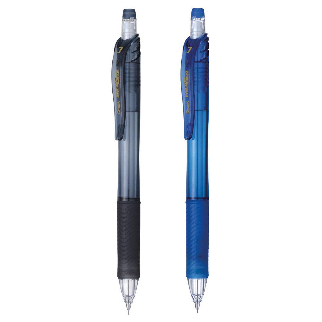 Stiftpenna Pentel EnerGize X 0,7 svart (12 pack)