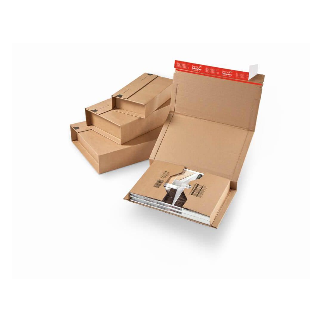 E-handelslåda COLOMPAC A5 217x155mm brun (20 pack)