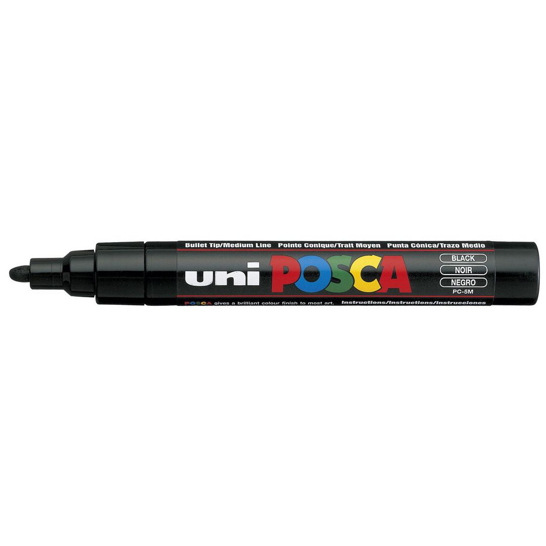 Märkpenna UNI Posca PC-5M svart