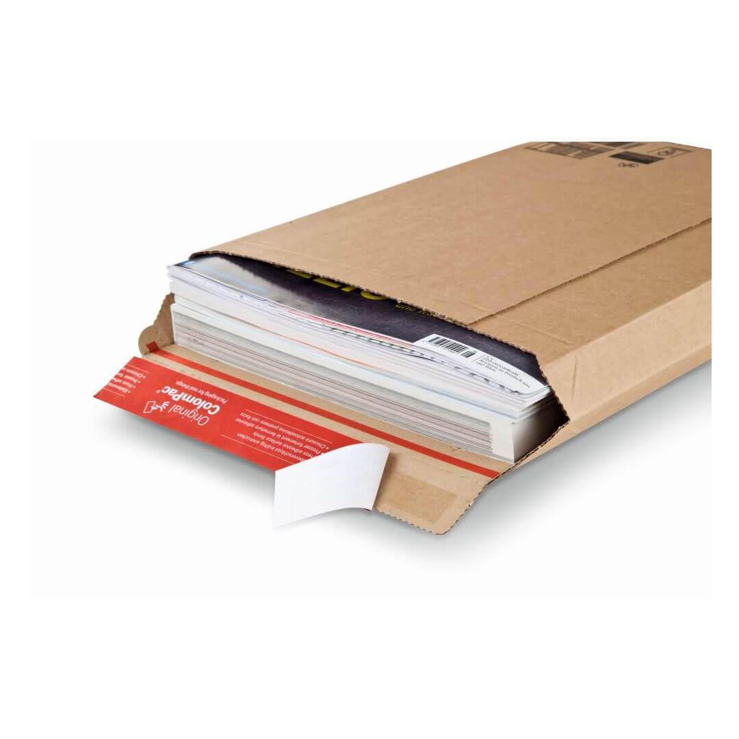 Pappkuvert COLOMPAC 150x250x50mm brun (100 pack)