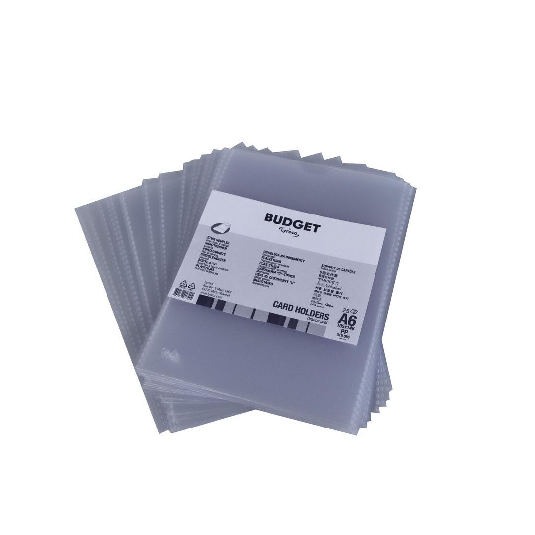 Plastfodral Arws A6 0,13 25/fp
